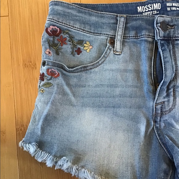 Mossimo High Waisted Jean Sorts Size 6 W28 - Picture 5 of 7